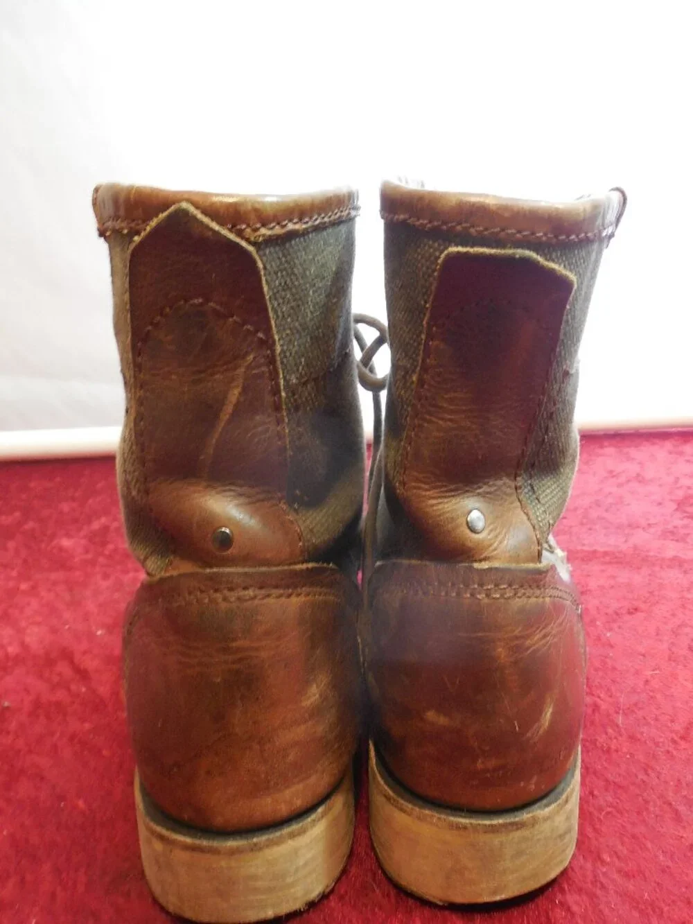Caterpillar CAT Leather Mens Work Boots Size 9 NO. P713024